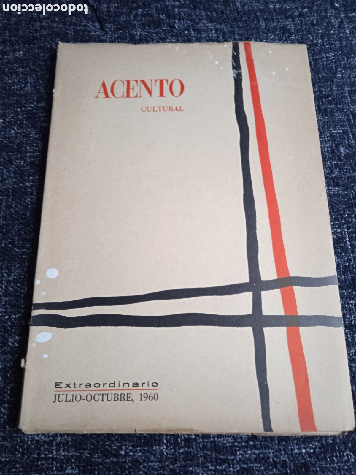 Libros de segunda mano: REVISTA ACENTO CULTURAL. EXTRAORDINARIO JULIO Y OCTUBRE 1960