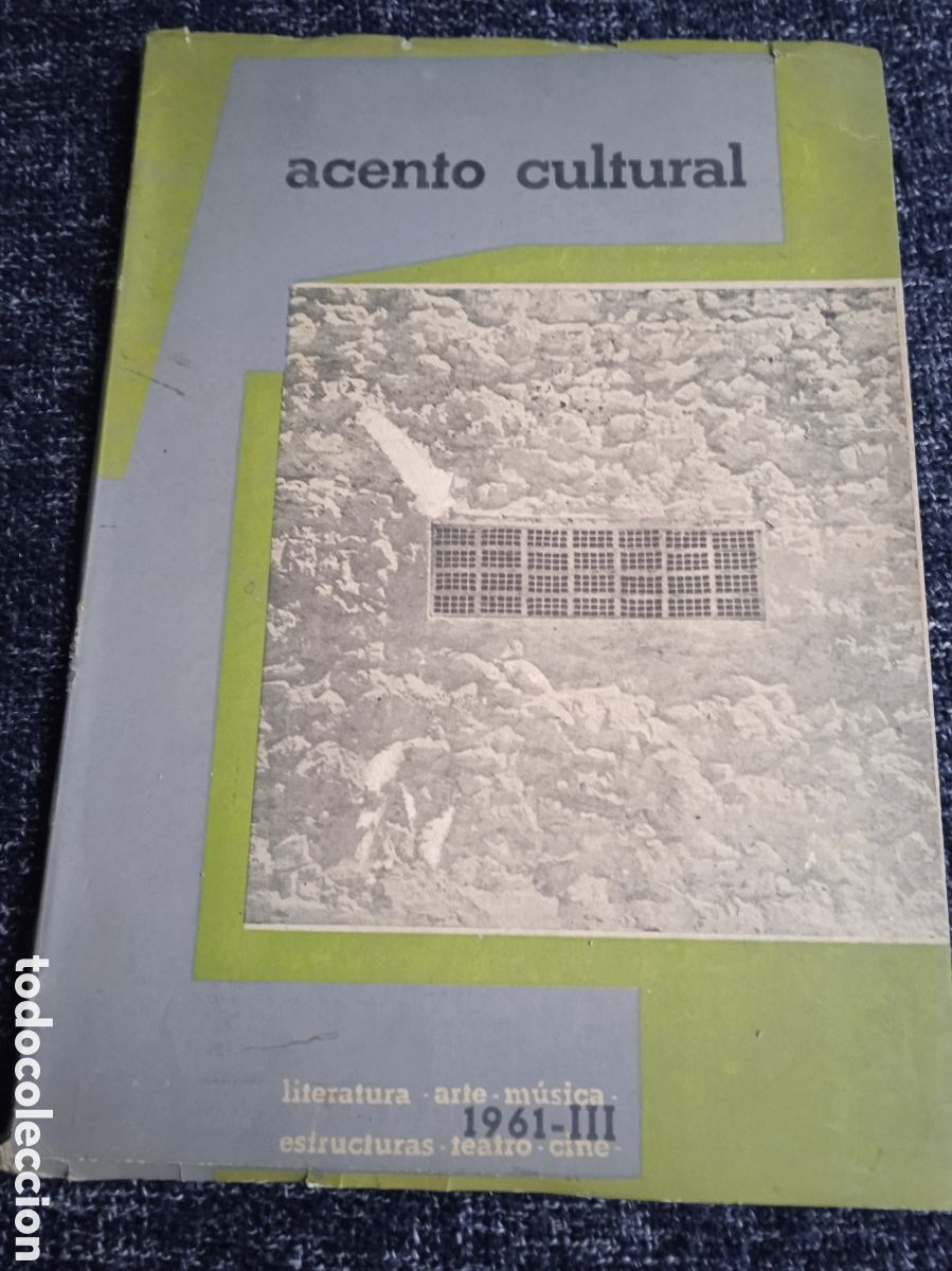 Libros de segunda mano: REVISTA ACENTO CULTURAL. SEPTIEMBRE DE 1961 - III. LITERATURA, ARTE, MUSICA, TEATRO, MUSICA