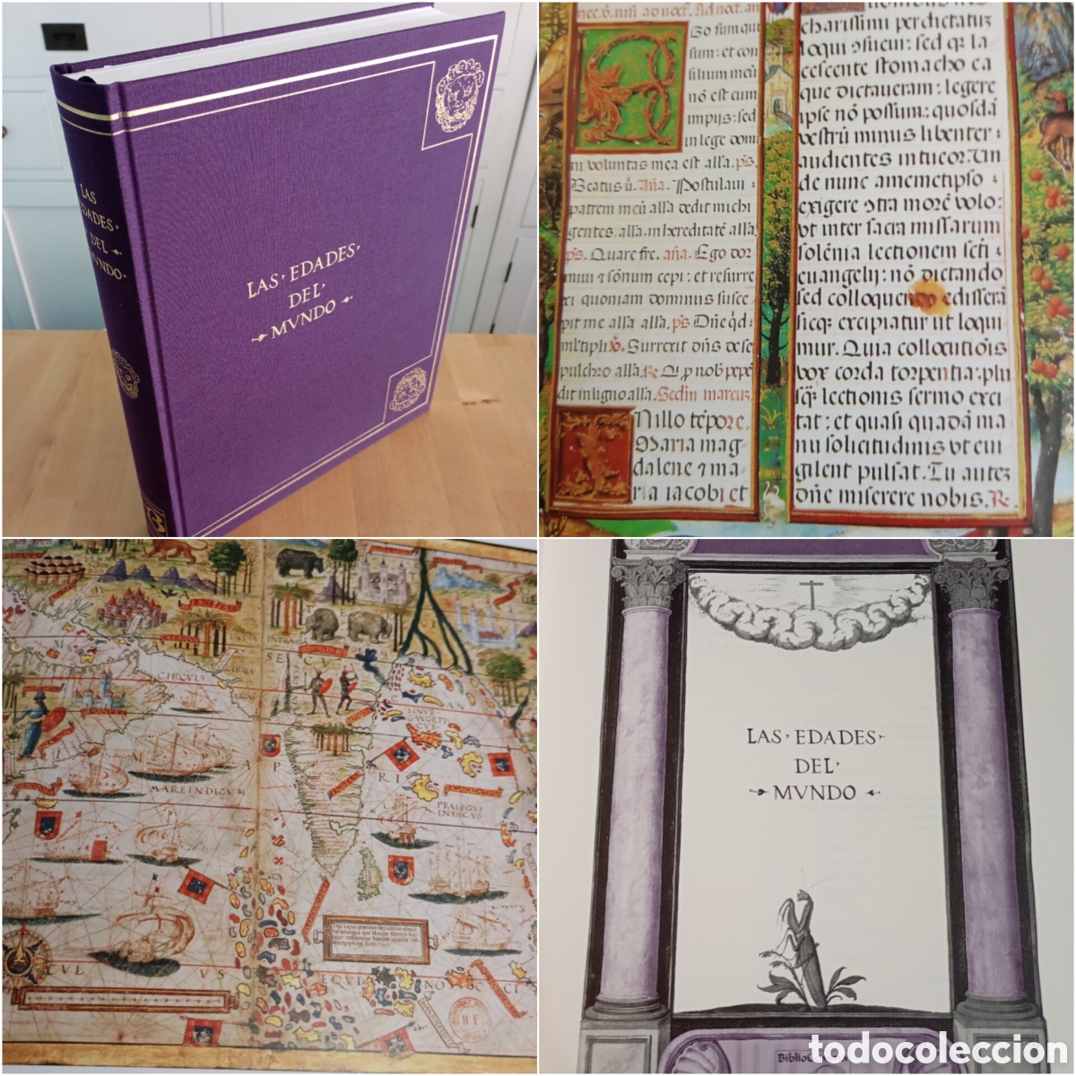 Libros de segunda mano: Facs&iacute;mil Francisco de Holanda Las Edades del Mundo 2007 BiblioGemma Sylvie Deswarte Jos&eacute; Saramago
