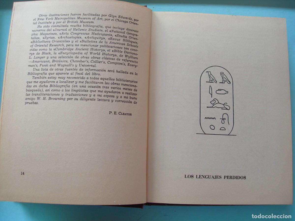 Libros de segunda mano: LOS LENGUAJES PERDIDOS P. E. CLEATOR / - Foto 6