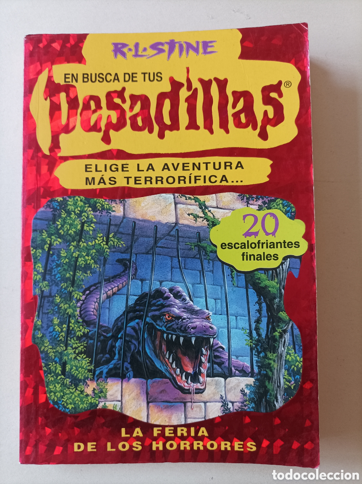 Libros de segunda mano: R L Stine. En busca de tus Pesadillas. La feria de los horrores. Elige la aventura m&aacute;s terror&iacute;fica.