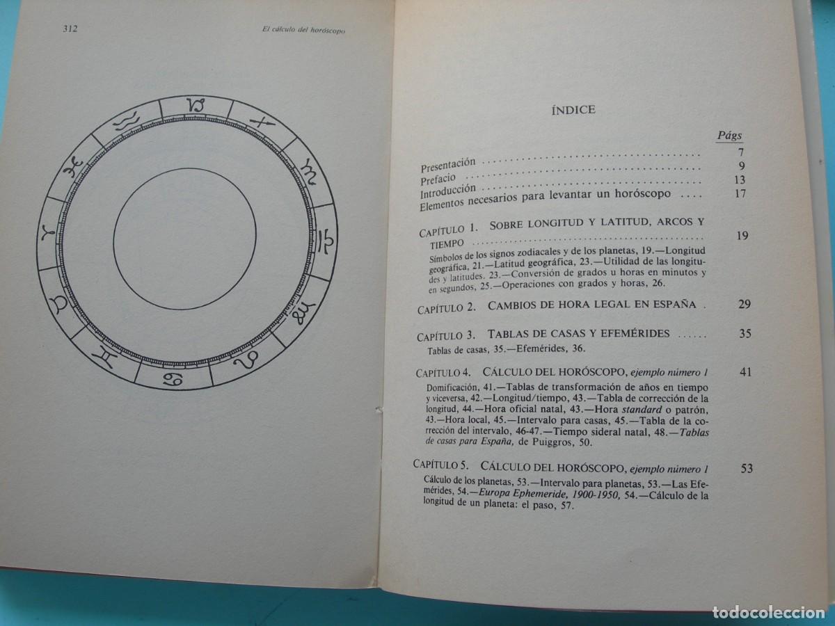 Libros de segunda mano: EL C&Aacute;LCULO DEL HOR&Oacute;SCOPO / ANTONIO VICH / - Foto 11