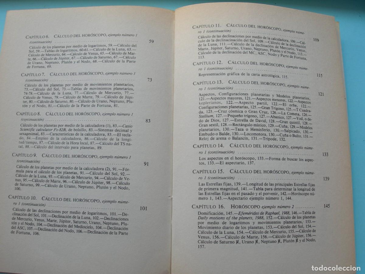 Libros de segunda mano: EL C&Aacute;LCULO DEL HOR&Oacute;SCOPO / ANTONIO VICH / - Foto 12
