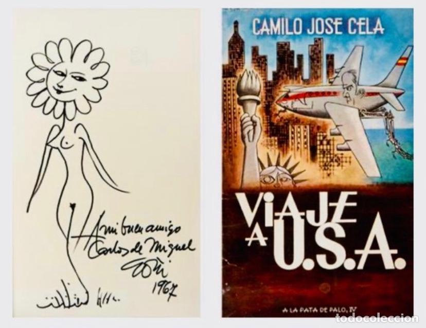 Libros de segunda mano: Lorenzo Go&ntilde;i firma en libro de Camilo Jos&eacute; Cela.