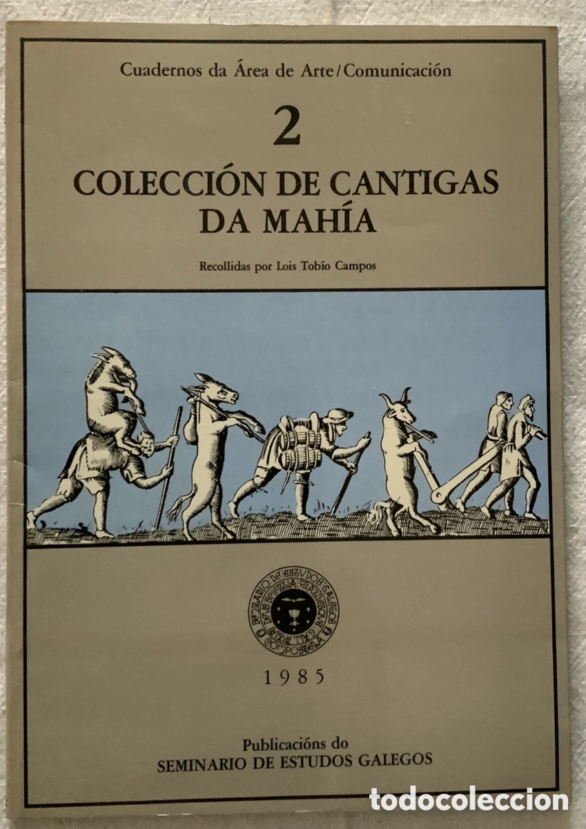 Libros de segunda mano: Colecci&oacute;n de cantigas da Mah&iacute;ga. L. Tob&iacute;as