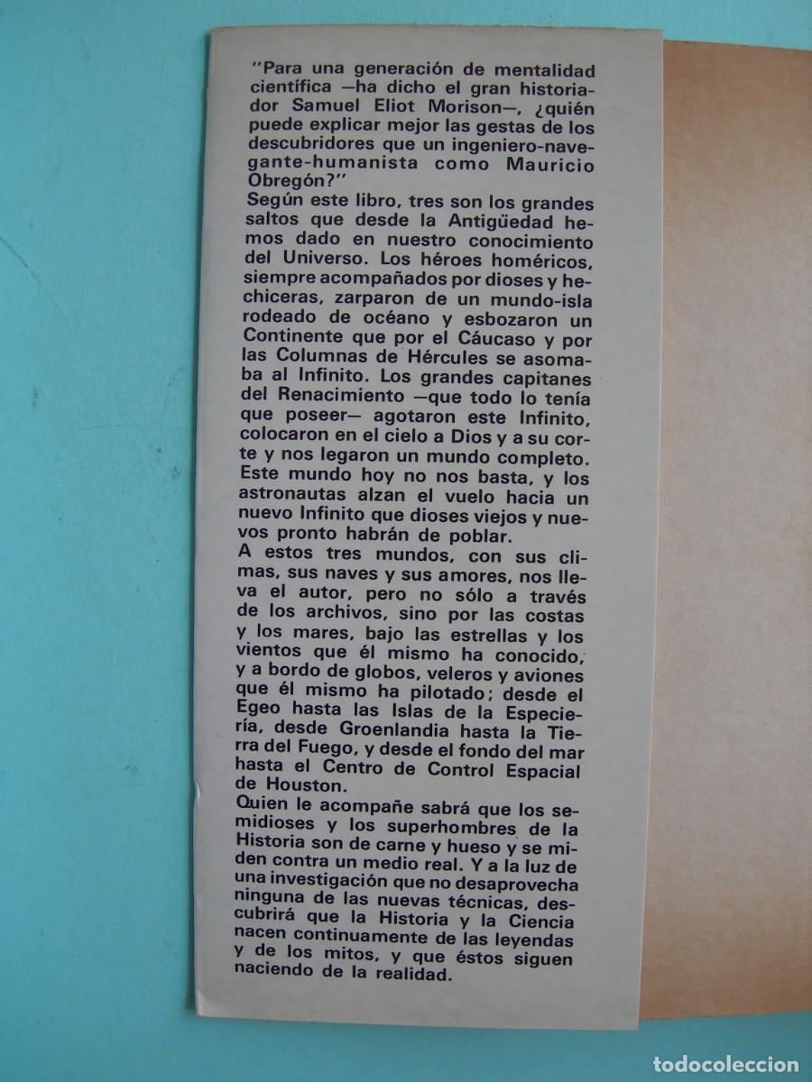 Libros de segunda mano: DE LOS ARGONAUTAS A LOS ASTRONAUTAS / MAURICIO OBREG&Oacute;N / - Foto 3