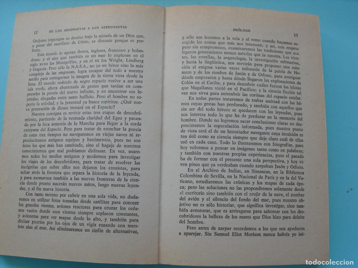 Libros de segunda mano: DE LOS ARGONAUTAS A LOS ASTRONAUTAS / MAURICIO OBREG&Oacute;N / - Foto 8