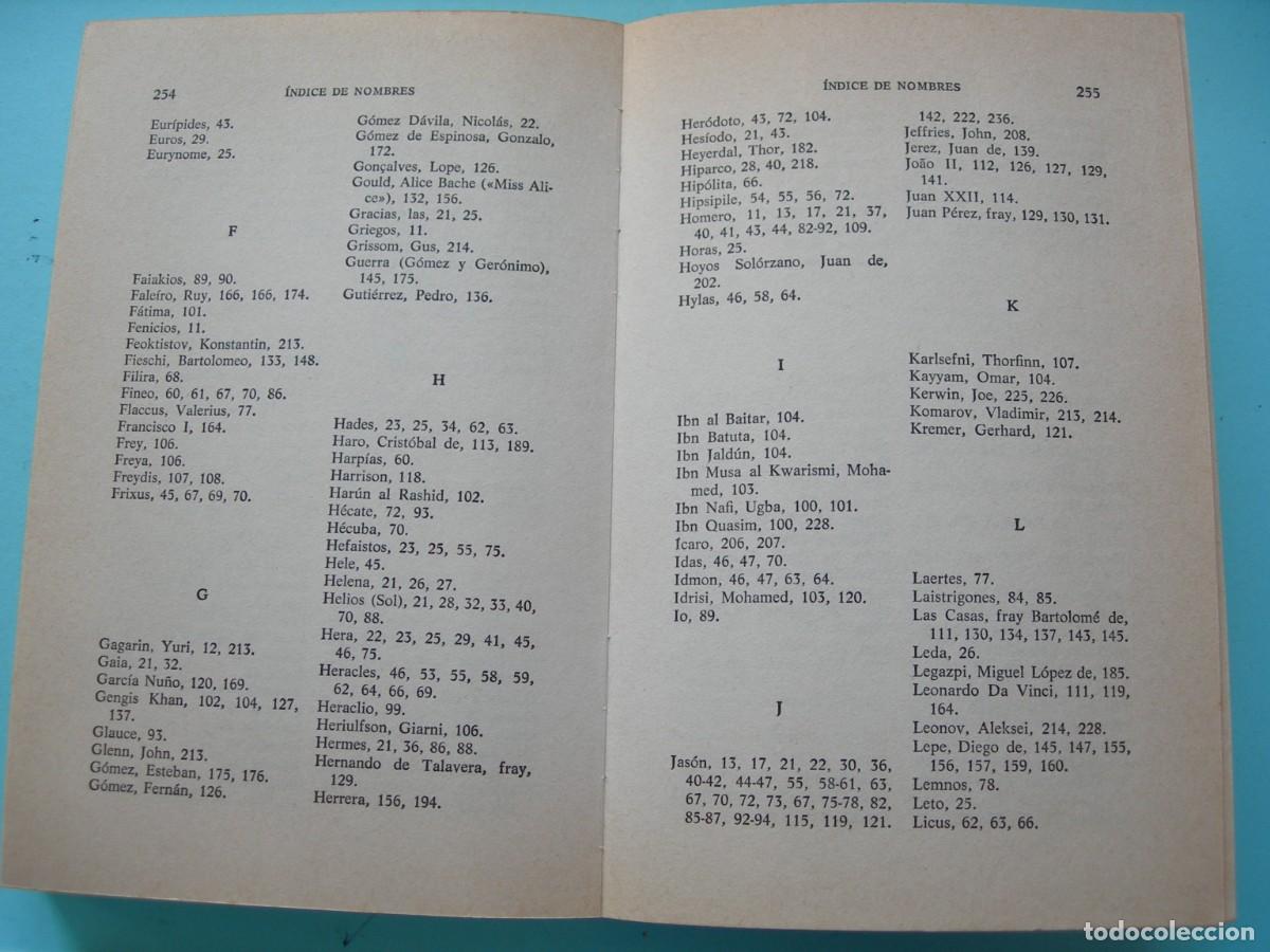 Libros de segunda mano: DE LOS ARGONAUTAS A LOS ASTRONAUTAS / MAURICIO OBREG&Oacute;N / - Foto 17