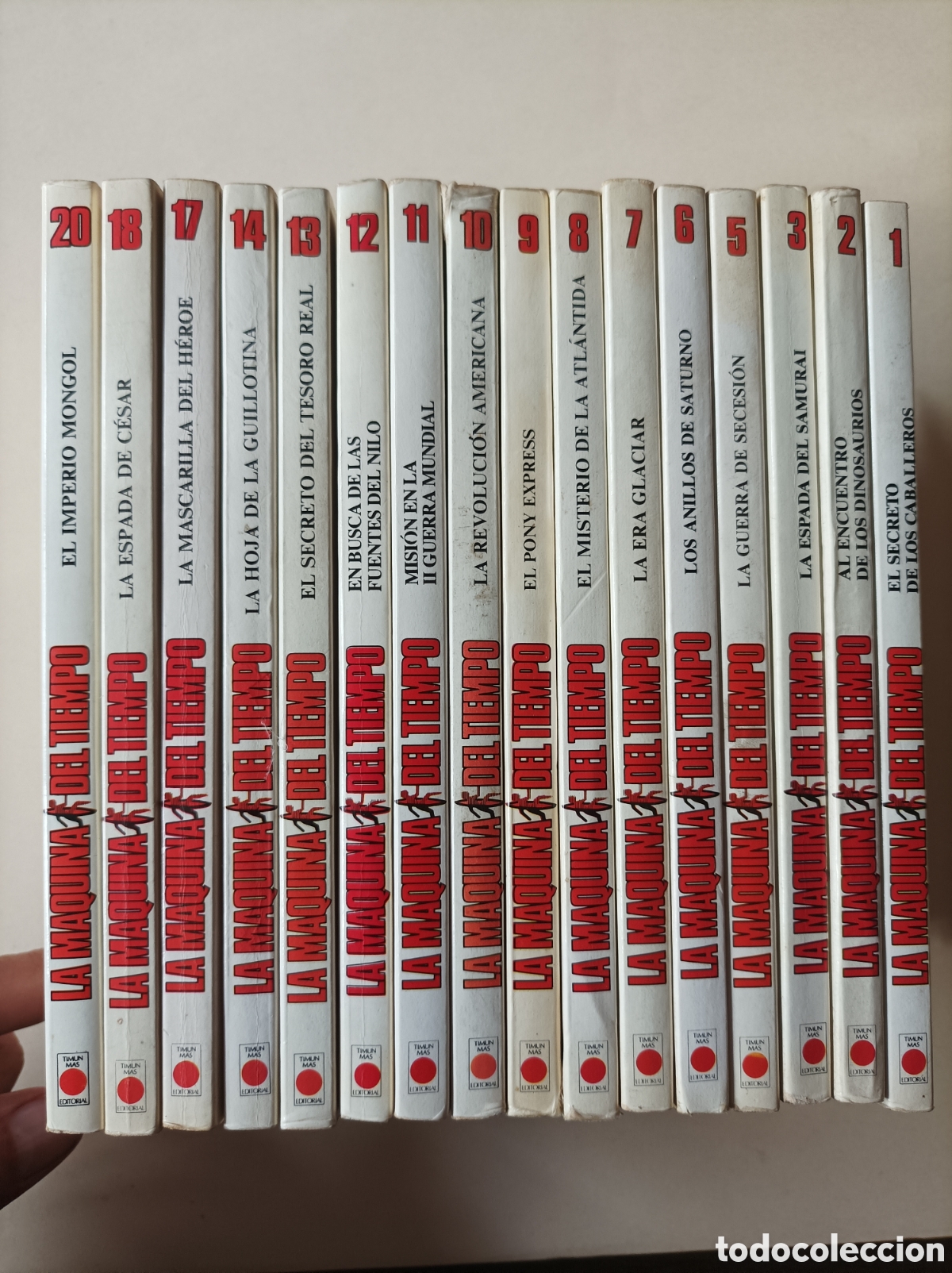 Libri di seconda mano: La m&aacute;quina del tiempo. Timun Mas. Lote 16 libros. 1, 2, 3, 5, 6, 7, 8, 9, 10, 11, 12 13 14 17 18 20