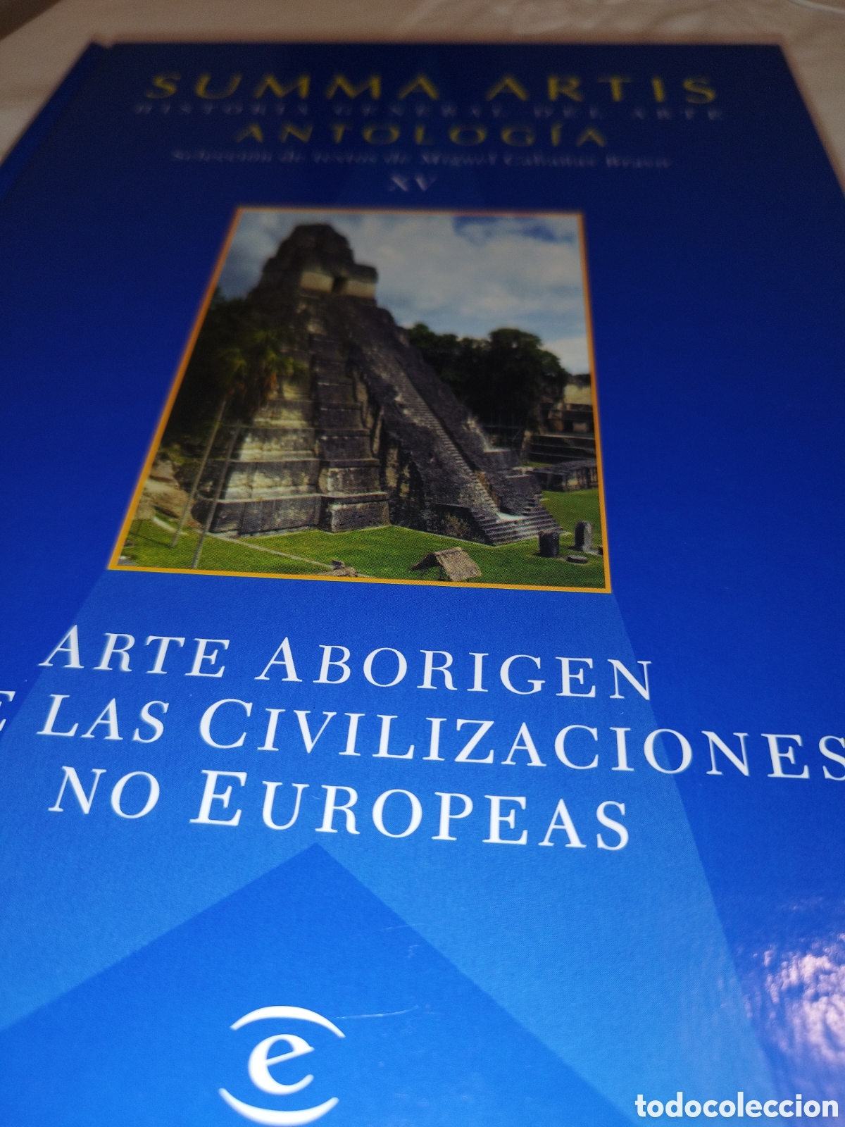 Libros de segunda mano: SUMMA ARTIS ANTOLOGIA TOMO XV: ARTE ABORIGEN Y DE LAS CIVILIZACIONES NO EUROPEAS. ESPASA 2004