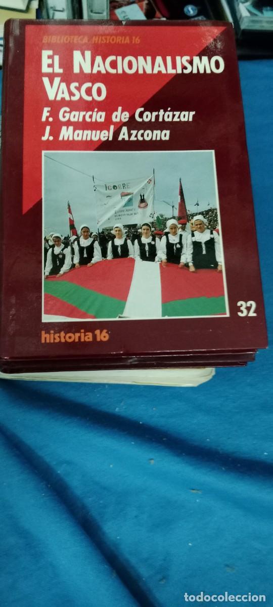 Libros de segunda mano: EL NACIONALISMO VASCO / GARCIA DE CORTAZAR, MANUEL AZCONA / HISTORIA 16 LIBRO GG-BTJ