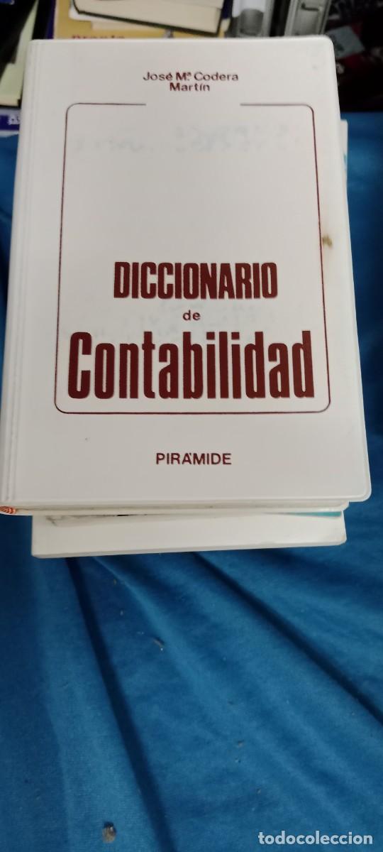 Libros de segunda mano: DICCIONARIO DE CONTABILIDAD - JOSE M&ordf; CODERA MARTIN LIBRO GG-BTJ - Foto 1