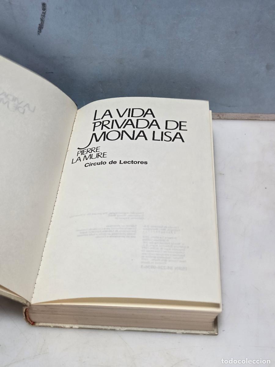 Libros de segunda mano: libro vintege la vida privada de monalisa - Foto 2