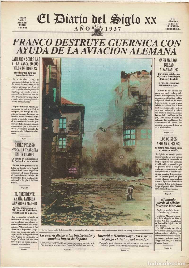 Libros de segunda mano: El Diario del Siglo XX. A&ntilde;o 1937
