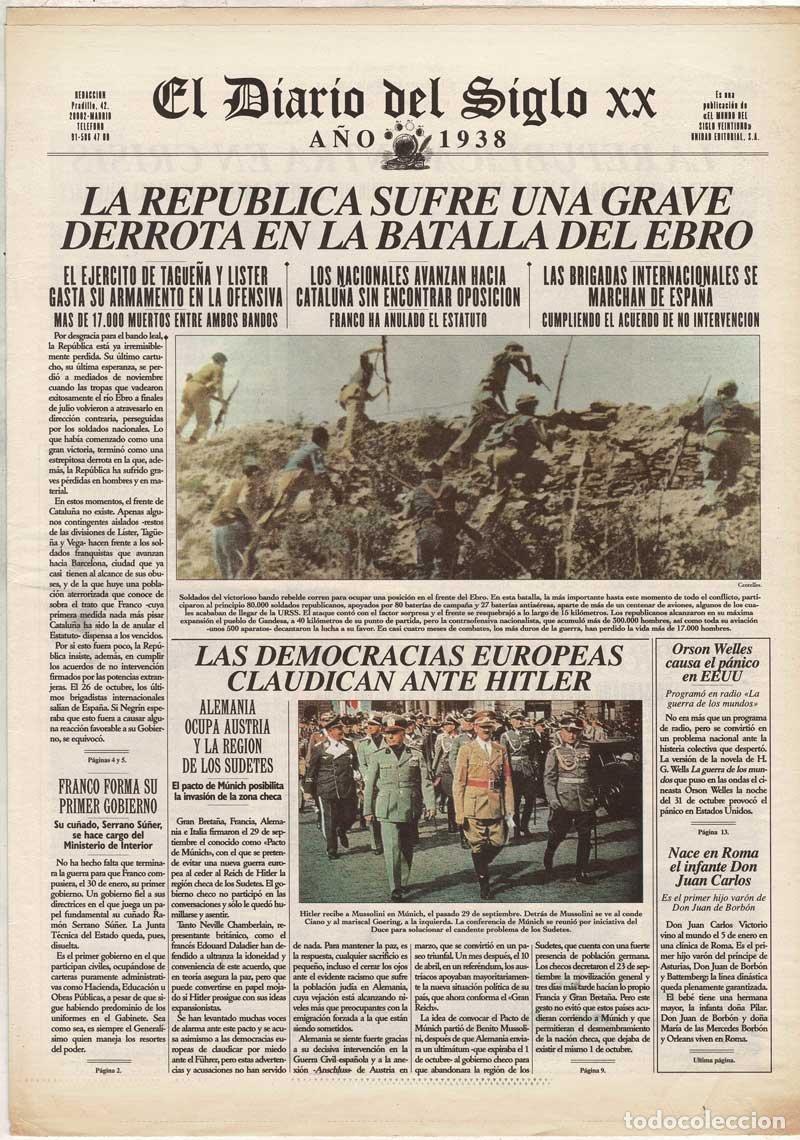 Libros de segunda mano: El Diario del Siglo XX. A&ntilde;o 1938