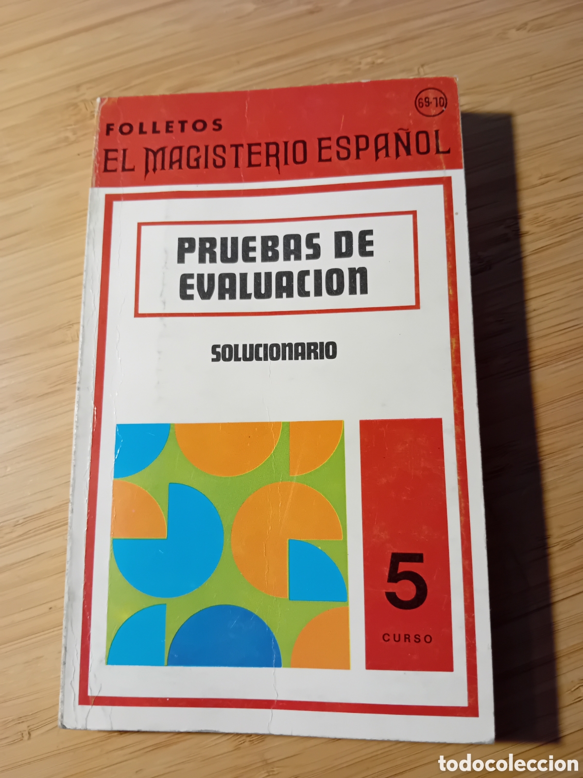 Libros de segunda mano: Pruebas de evaluaci&oacute;n, solucionario curso 5 (Magisterio Espa&ntilde;ol 1972)