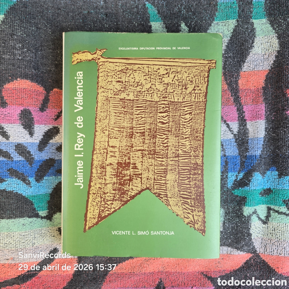 Libros de segunda mano: JAIME I, REY DE VALENCIA (VICENTE L. SIM&Oacute; SANTONJA) (DIPUTACI&Oacute;N PROVINCIAL DE VALENCIA)