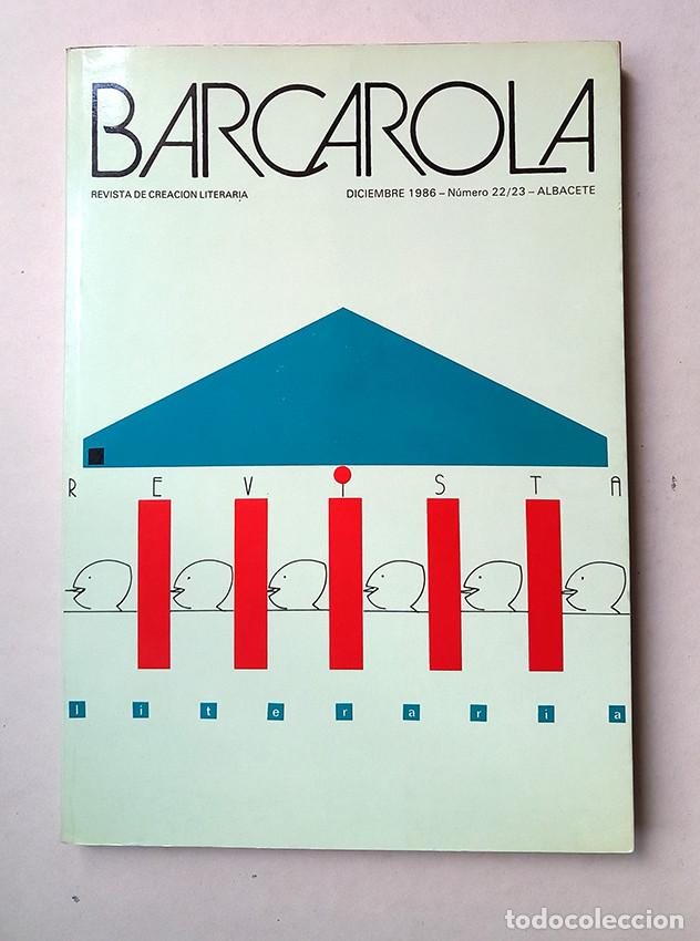 Libros de segunda mano: Barcarola 22-23. Dossier Borges. Diciembre 1986. Sumario en fotos