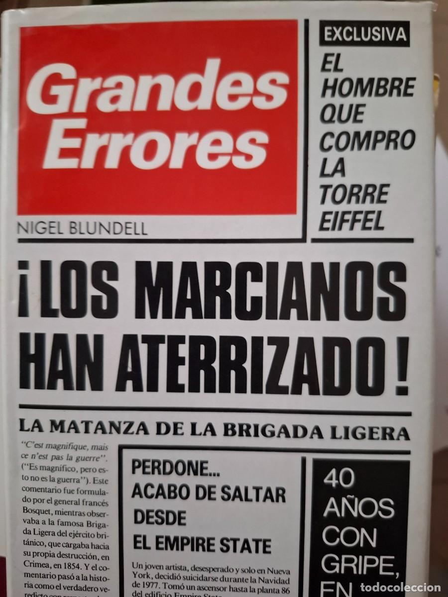 Libros de segunda mano: grandes errores Nigel Blundell - Foto 1