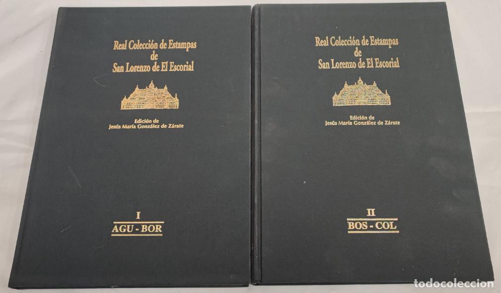 Libros de segunda mano: REAL COLECCION DE ESTAMPAS DE SAN LORENZO DE EL ESCORIAL, 2 TOMOS I Y II, LIBROS
