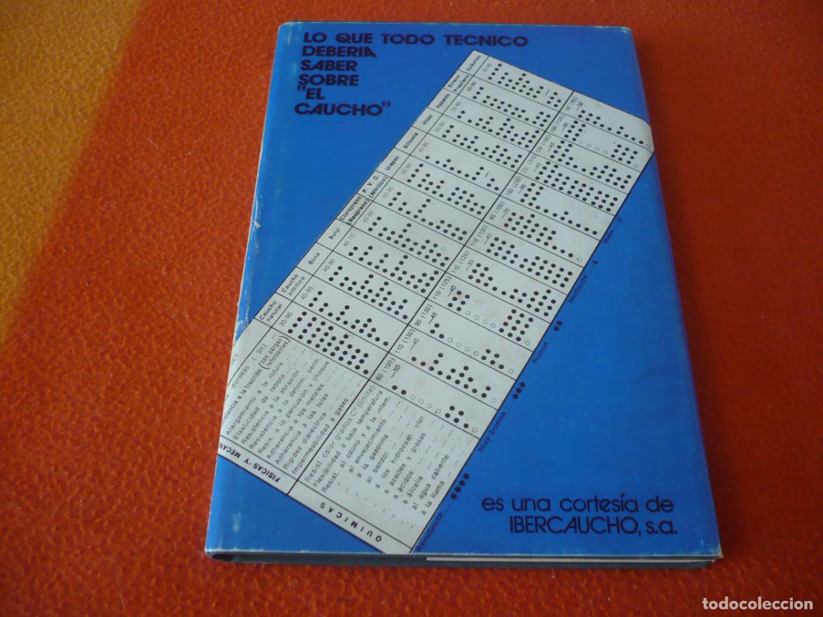 Libros de segunda mano: LO QUE TODO TECNICO DEBERIA SABER SOBRE EL CAUCHO 1968 INGENIERIA INDUSTRIA POLIMERO LLANTAS