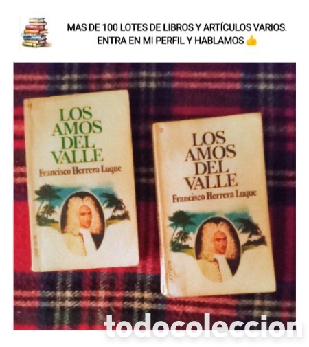 Libros de segunda mano: Los amos del valle, 2 libros.
