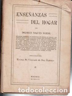 Libros de segunda mano: Ense&ntilde;anzas del hogar, Dolores Nogues Sarda