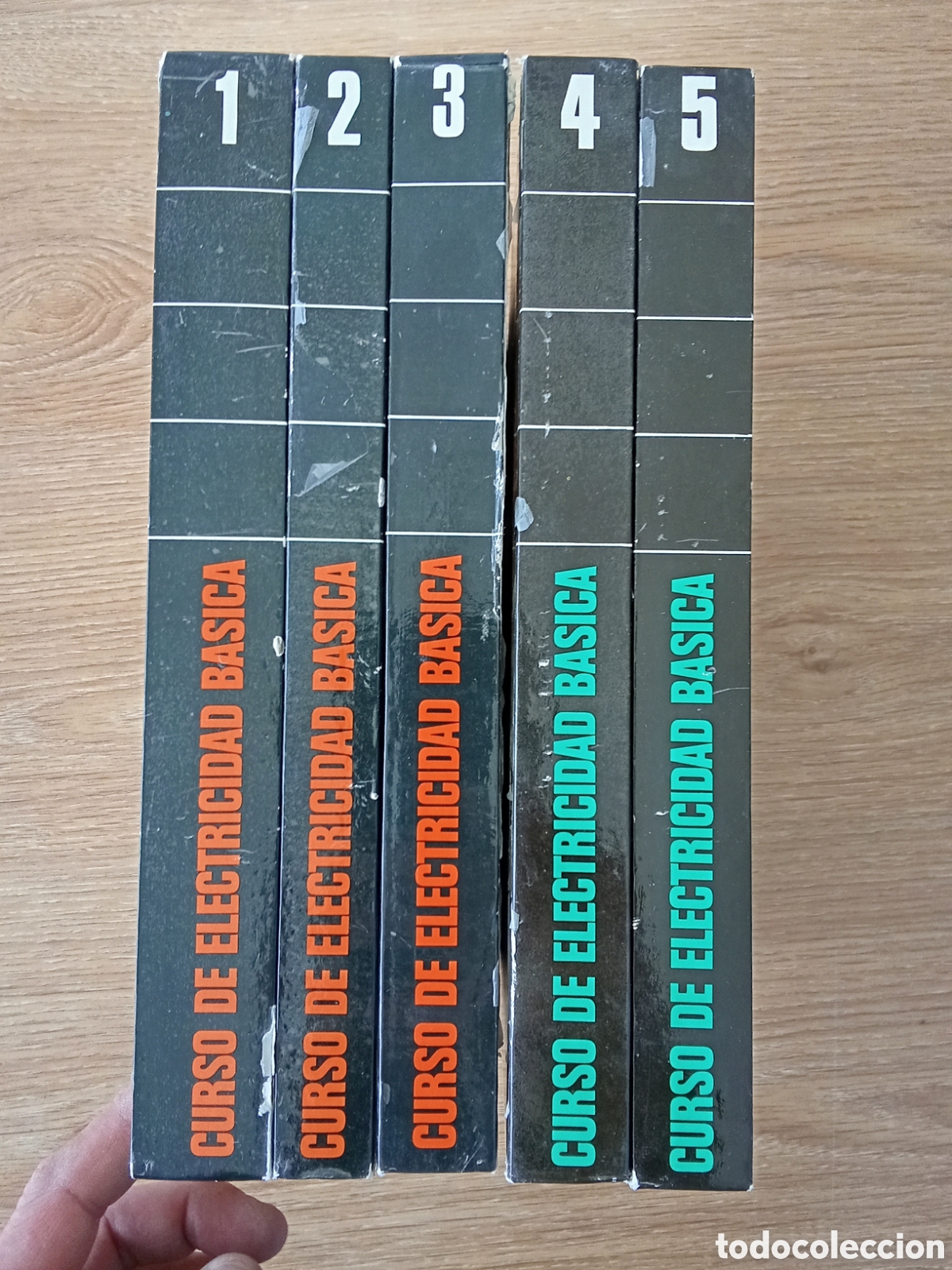 Libros de segunda mano: Curso electricidad b&aacute;sica 5 tomos Iberduero