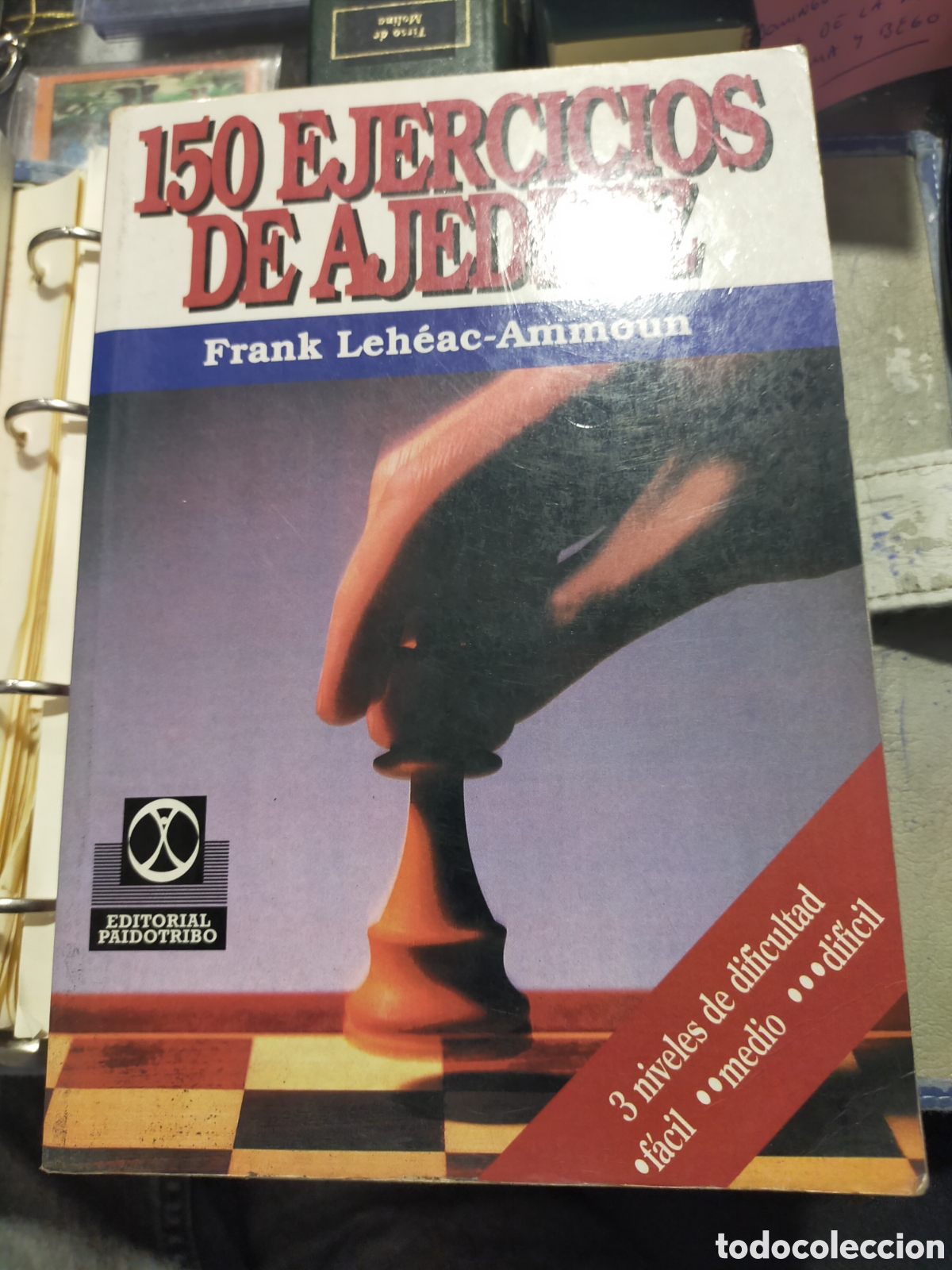 Libros de segunda mano: 150 EJERCICIOS DE AJEDREZ FRANK LEHEAC-AMMOUN PAIDOTRIBO