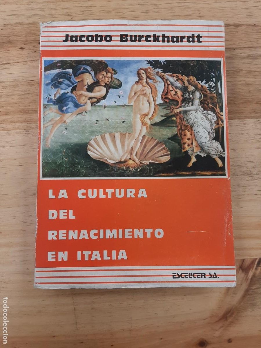 Libros de segunda mano: La cultura del Renacimiento en Italia - Jacob Burckhardt - Editorial Escelicer, 1974