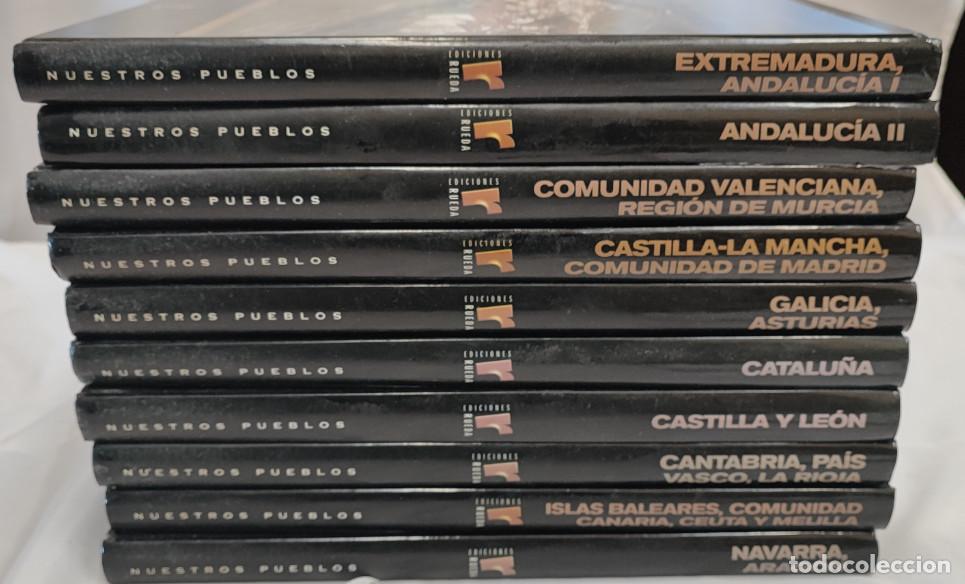 Libros de segunda mano: NUESTROS PUEBLOS, EDICIONES RUEDA 2002, 10 TOMOS COMPLETA, LIBROS - Foto 1