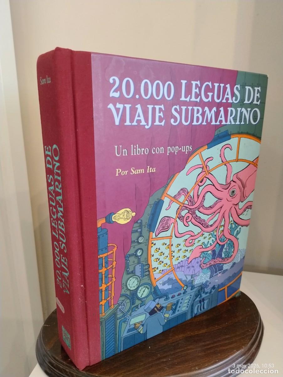 Libros de segunda mano: 20.000 LEGUAS DE VIAJE SUBMARINO Un libro con pop-ups Por Sam Ita