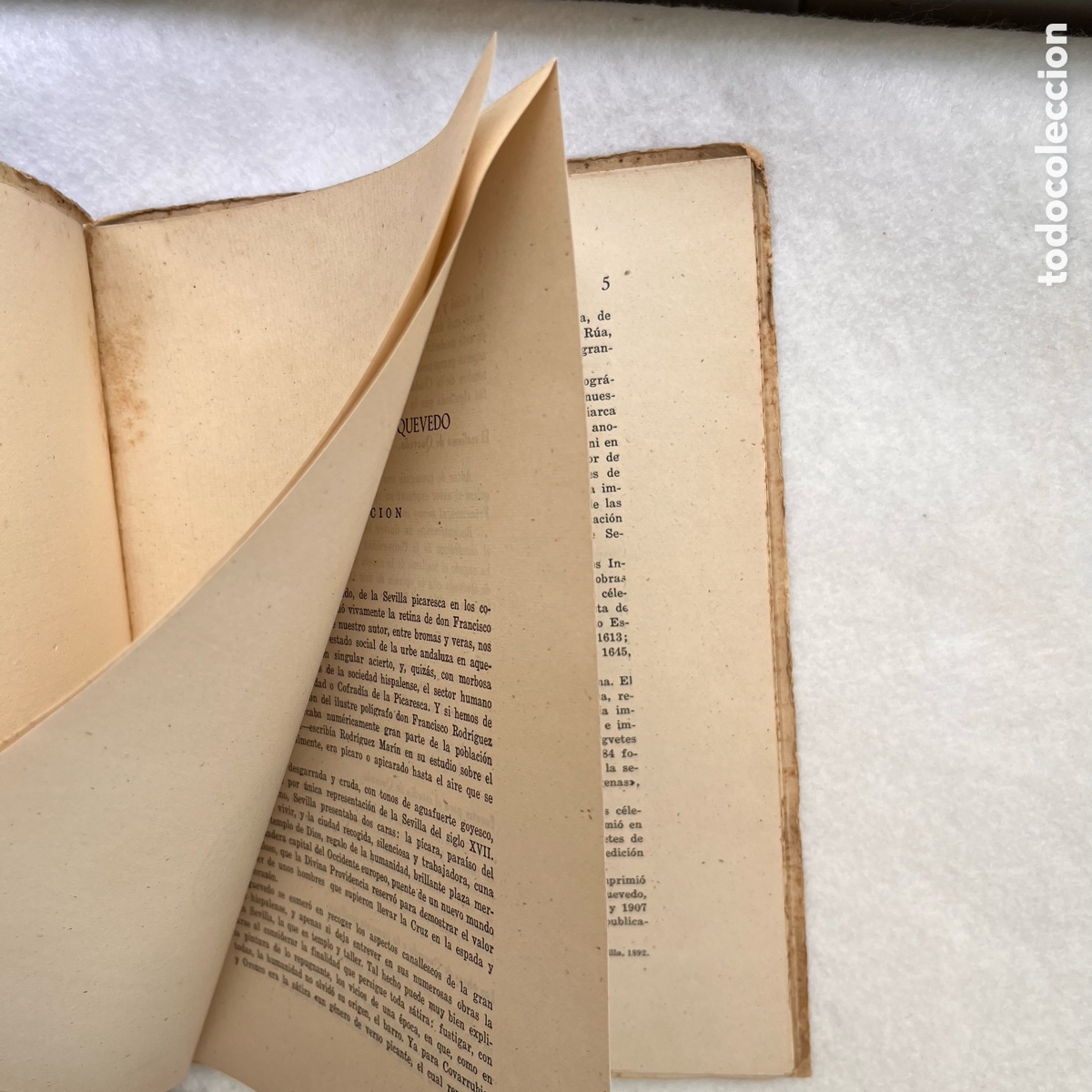 Libros de segunda mano: SEVILLA EN LA OBRA DE QUEVEDO / CARLOS PETIT CARO - Foto 4