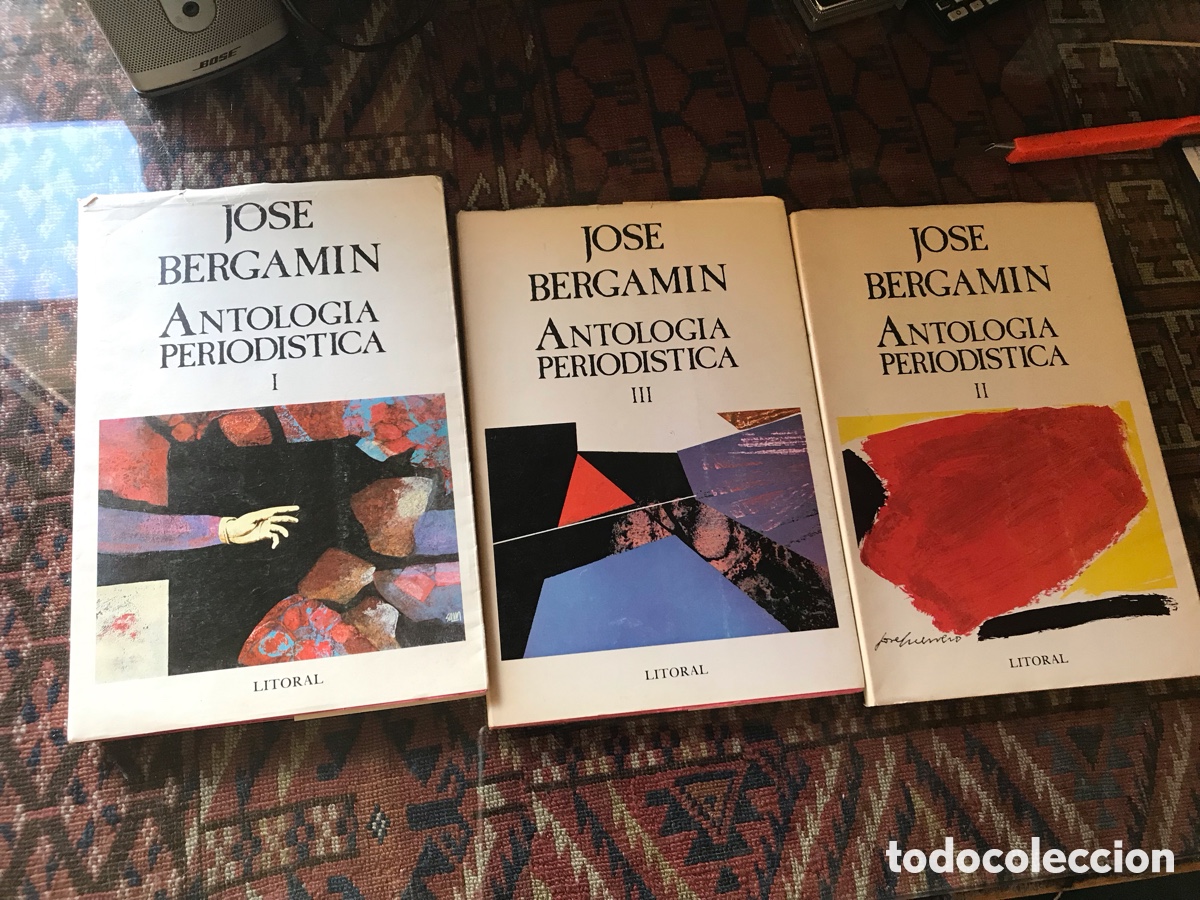 Libros de segunda mano: Jos&eacute; Bergam&iacute;n. Antolog&iacute;a period&iacute;stica I , II y III. Litoral