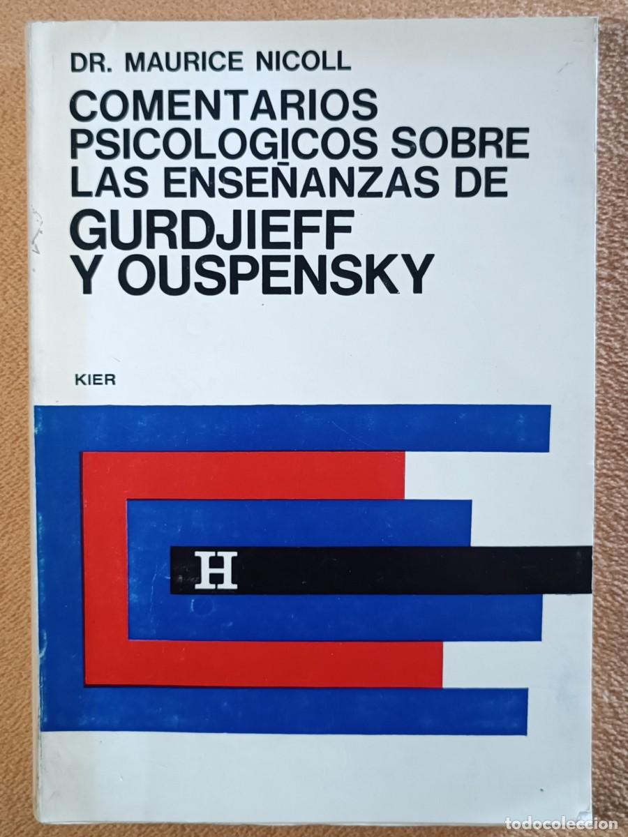 Libros de segunda mano: &rdquo;Comentarios Psicol&oacute;gicos&rdquo; Tomo 2 - Maurice Nicoll (Kier)