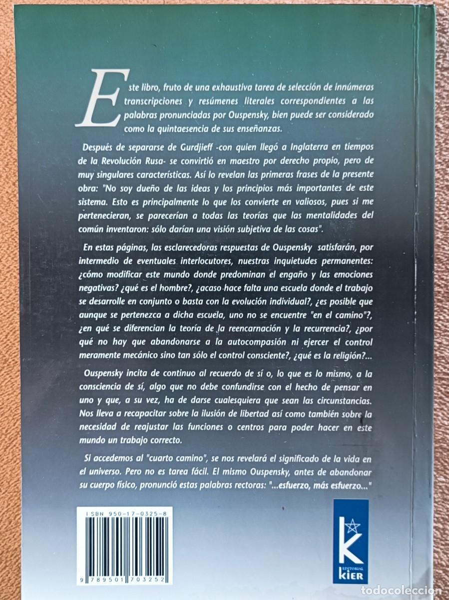 Libros de segunda mano: El Cuarto Camino - P. D. Ouspensky (Ed. Kier) - Foto 2