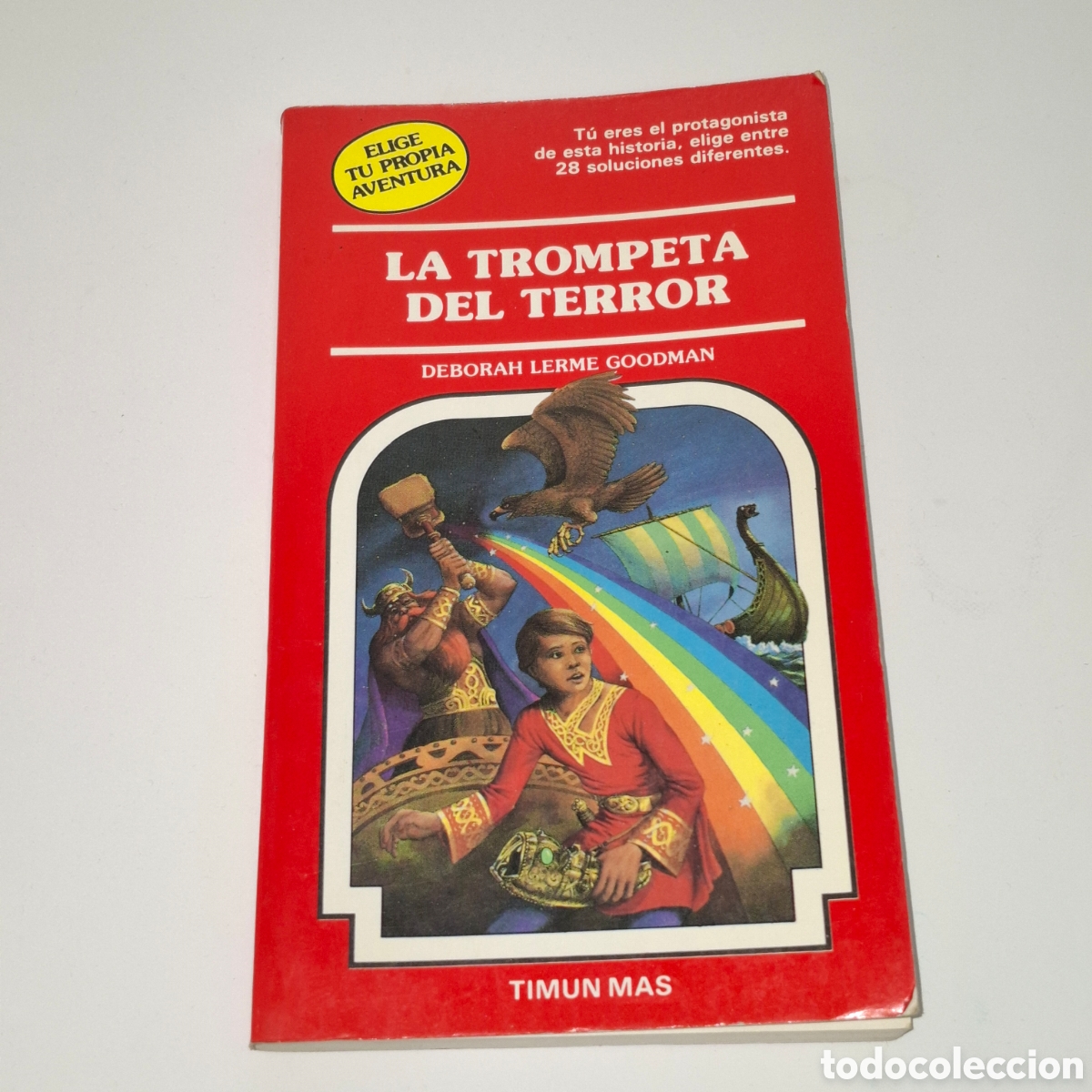Libros de segunda mano: LIBRO ELIGE TU PROPIA AVENTURA TIMUN MAS A&Ntilde;O 1988 LA TROMPETA DEL TERROR NUM 46