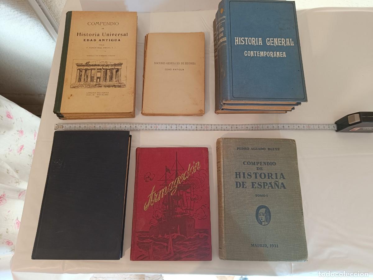 Libros de segunda mano: Lote 10 Libros Historia Antigua (1912-1931) - Ruiz Amado, Aguado Bleye, Maura.