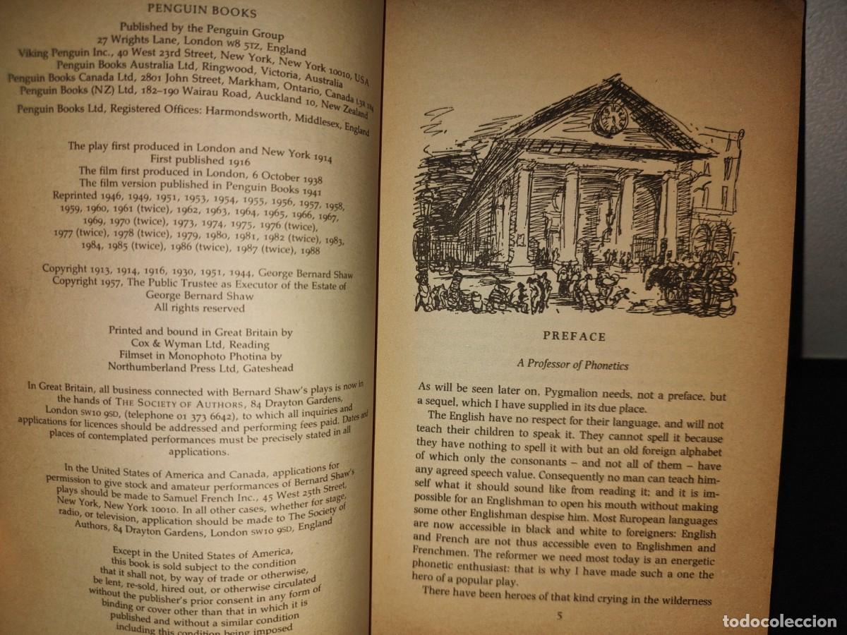 Libros de segunda mano: 217- Pygmalion - Bernard Shaw - Penguin Books, 1988 - Foto 5