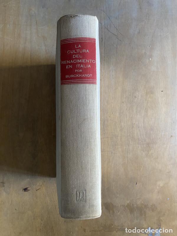 Livros em segunda m&atilde;o: La cultura del Renacimiento en Italia - Burckhardt Jacob