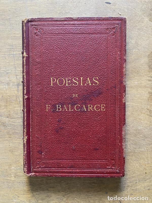 Libros de segunda mano: Poesias de Florencio Balcarce - Balcarce Florencio