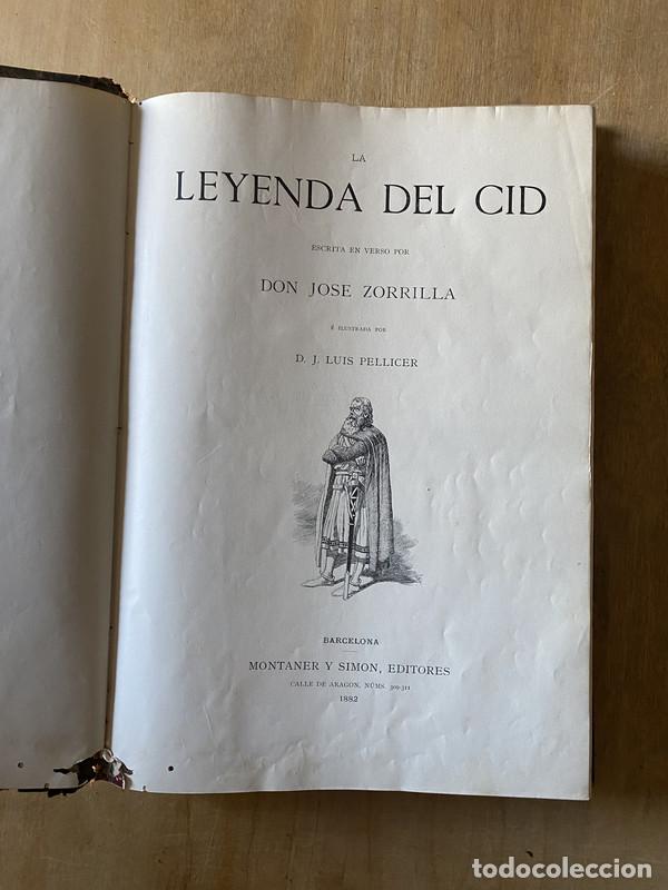 Libros de segunda mano: La Leyenda del Cid - Zorrilla Jose - Foto 1