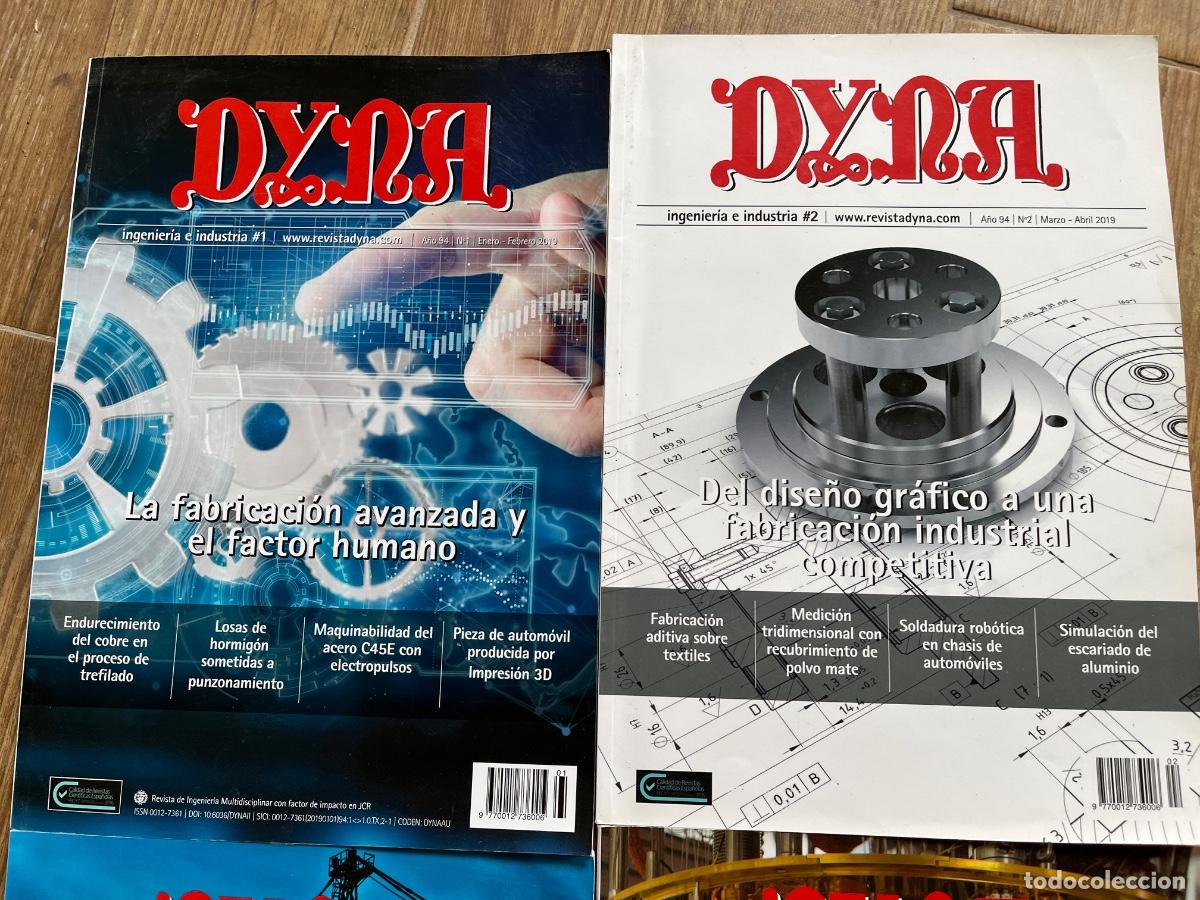 Libros de segunda mano: 4 REVISTAS DYNA INGENIER&Iacute;A E INDUSTRIA - Foto 2