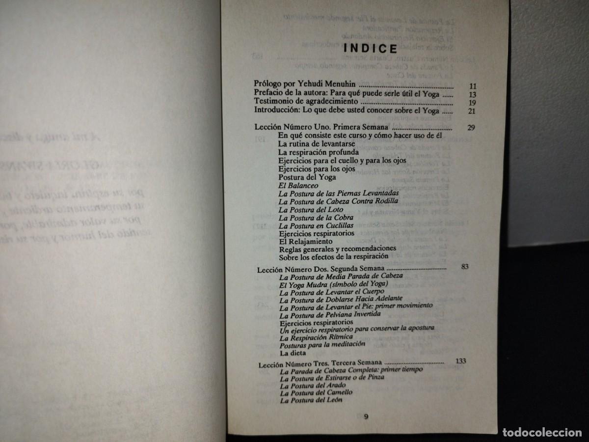 Libros de segunda mano: 217- Yoga Para Todos - Indra Devi - Foto 6