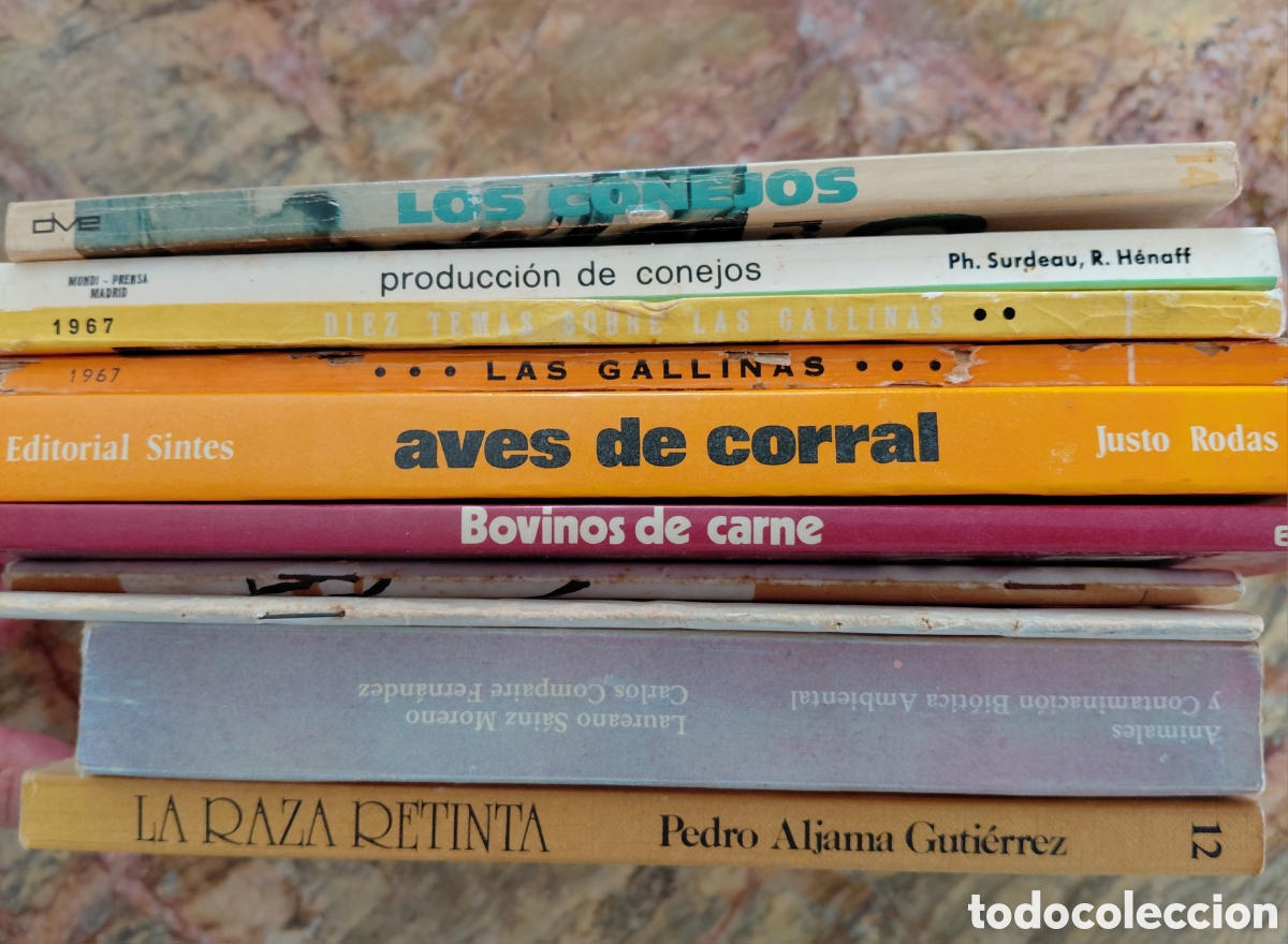 Libros de segunda mano: Lote libros sobre ganader&iacute;a y cr&iacute;a de animales