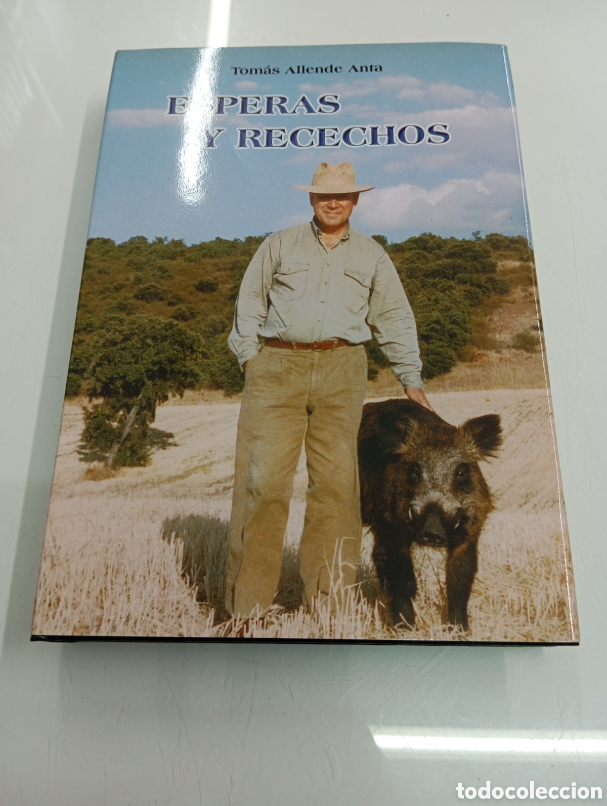 Libros de segunda mano: ESPERAS Y RECECHOS / TOM&Aacute;S ALLENDE ANTA. MADRID, 2003 (IMP. IRAGRA). NUEVO CAZA JABALI MONTERIA