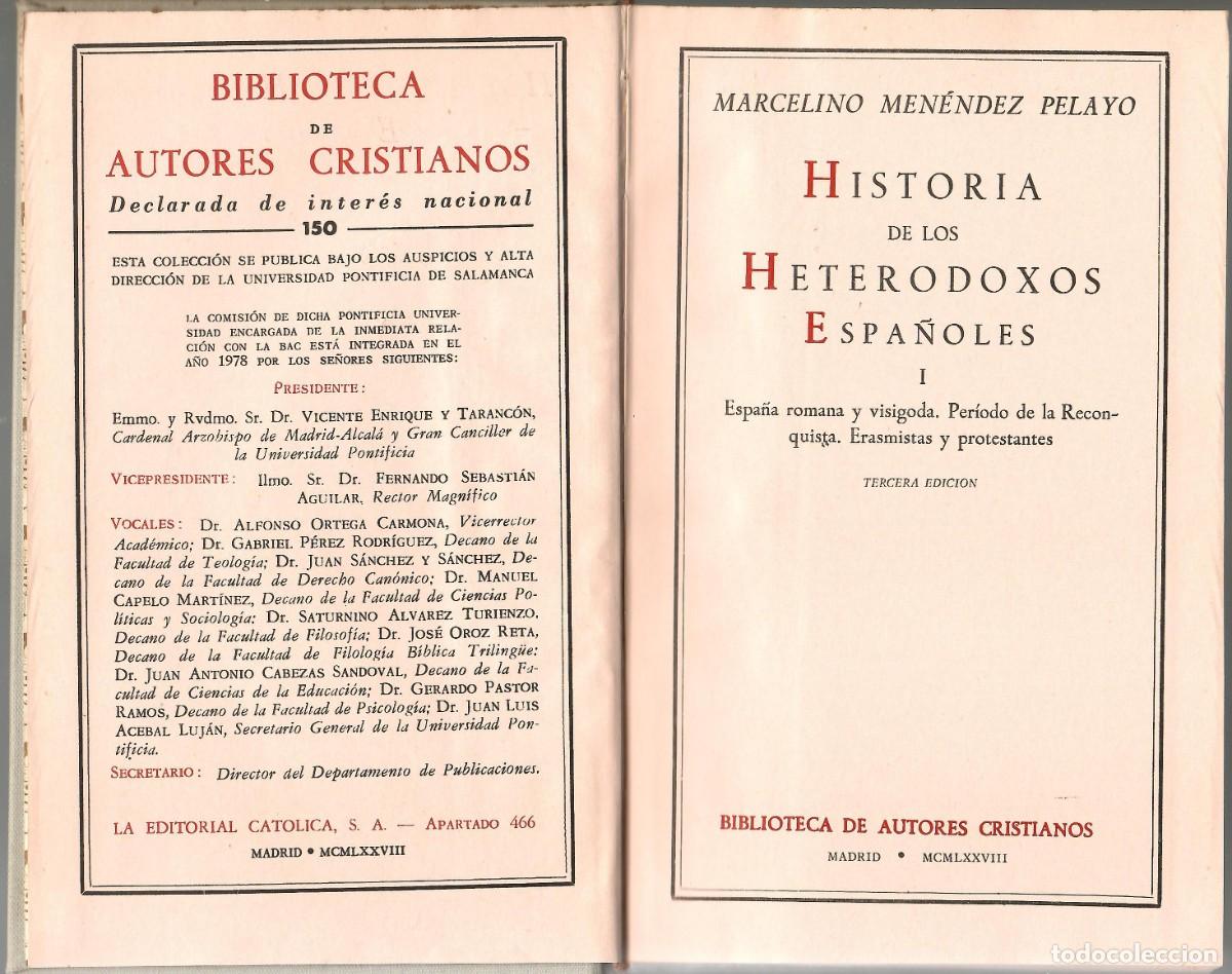 Libros de segunda mano: HISTORIA DE LOS HETERODOXOS ESPA&Ntilde;OLES / MARCELINO MEN&Eacute;NDEZ PELAYO - 2 VOL.