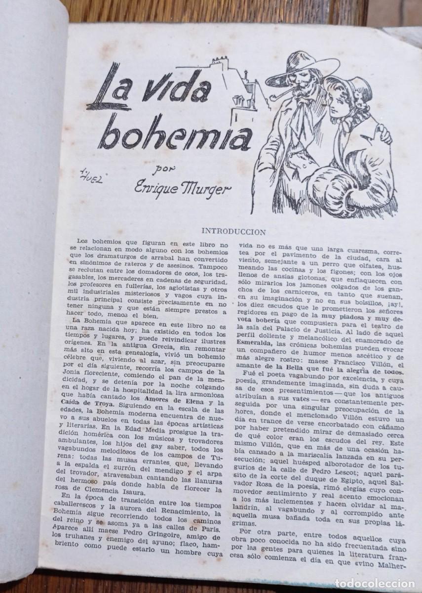 Libros de segunda mano: LA VIDA BOHEMIA - ENRIQUE MURGER - EDICIONES CLIPER - Foto 3