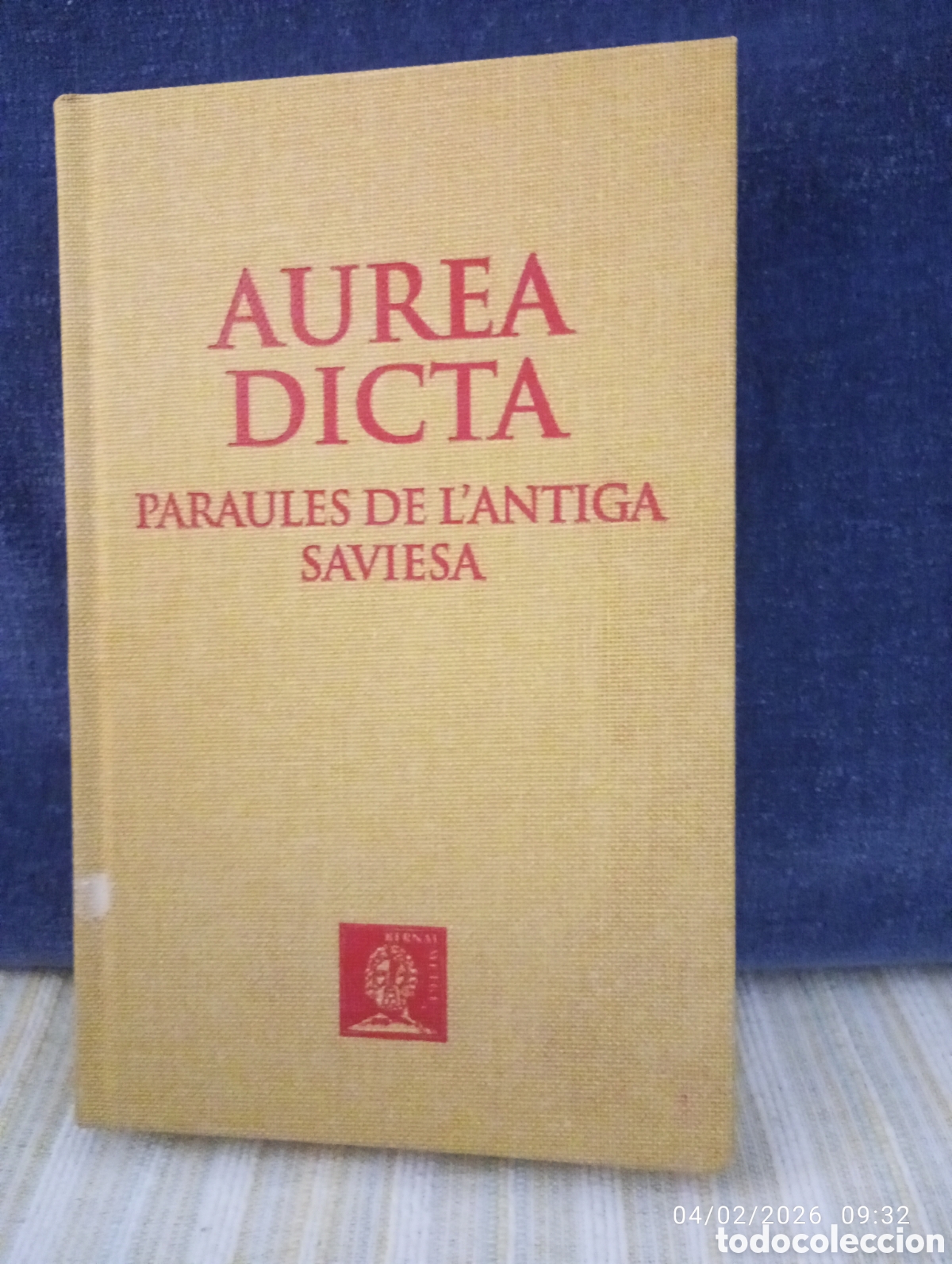 Libros de segunda mano: Aurea Dicta , Paraules de l&acute;antiga saviesa . Jordi Lombard .Bernat metge