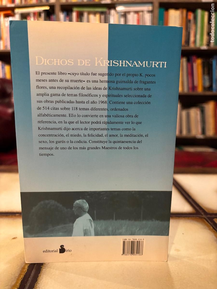 Libros de segunda mano: Dichos de Krishnamurti. J. Krishnamurti PEDIDO M&Iacute;NIMO 5&euro; - Foto 2